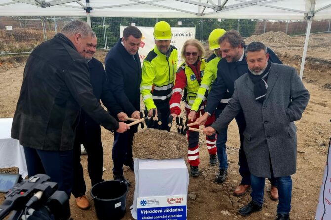 Začala výstavba výjezdové základny v Jablonci nad Nisou